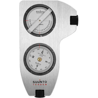 SUUNTO Tandem 360PC/360R G Kompass/Clinometer: 2-in-1 Präzisionskompass und Klinometer für Profis, weiß