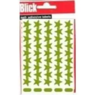 Blick Label Metal Star Gold 14mm Pack of 135 RS025351