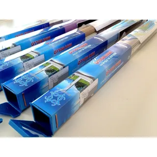 Doppelrollo Duorollo 120 cm breit 200 cm lang lila violett inkl. Seilzug Fensterrollo Klemmrollo Jal - Lila, Violett