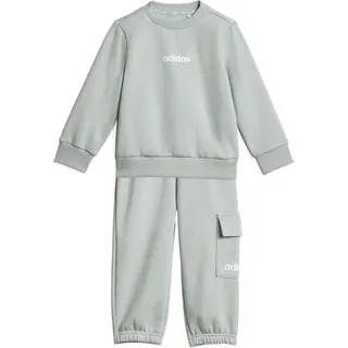 adidas Kinder Trainingsanzug LIN JOG KE0863 92 - Wosa/White - 92
