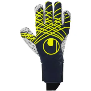 Uhlsport Torwarthandschuhe Prediction Supergrip+Finger Surround 101132901 12 - Marine/Weiß/Fluo Gelb - 12