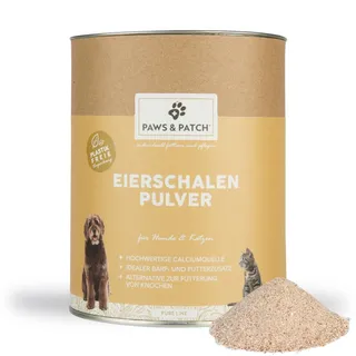 Paws & Patch Paws&Patch Eierschalen Pulver für Hunde und Katzen 1000 g