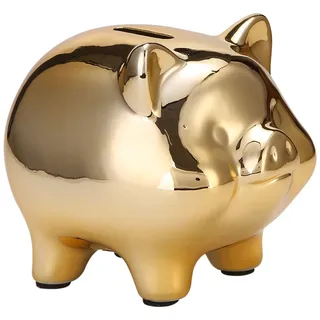Juwacoo Keramik Sparschwein Glücksschwein, Münze Sparschwein, Kleinschwein Spardose, Kreative Heimtextilien Glückliches Schwein Dekoration für für Hochzeit, Weihnachten, Halloween,Money Box