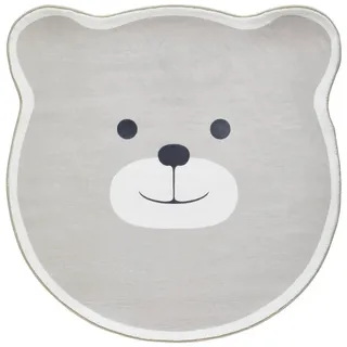 Patinio Kinderteppich Wunschbär , Sandfarben, Beige , Textil , Bär , Tierform , 100x100 cm , Oeko-Tex® Standard 100 , für Fußbodenheizung geeignet , Teppiche und Böden, Teppiche, Kinderteppiche