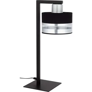 Dekorative Tischlampe, schwarz-silber, modernes Design, Pro, 1xE27, 15W, Sigma Lighting - Schwarz