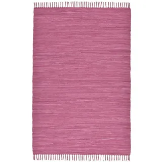 Rug and Roll Fleckerlteppich Chindi 160x230 cm , Beere , Textil , Uni , Rechteckig , 160x230 cm , für Fußbodenheizung geeignet , Teppiche und Böden, Teppiche, Fleckerlteppiche