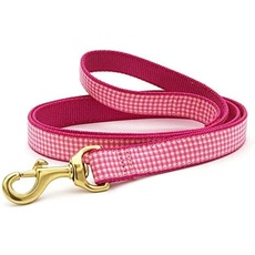 Up Country PKG-L-W Pink Gingham Hundeleine, Breit 1 inch