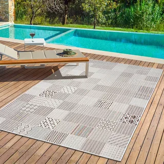 The CarPET Lagos beige Creme B:200cm H:5mm L:290cm, Polypropylen, Teppiche, Teppich, moderner robuster In und Outdoor Teppich