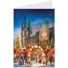 Bild Postkarten-Adventskalender "Kölner Dom
