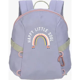Lässig Kinderrucksack "Tiny Backpack Outdoor Rainbow pastel lilac", lila