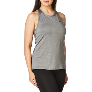 Nike Damen W NK Tank VCTY Essential Top, Iron Grey/Pure/(Black), XL