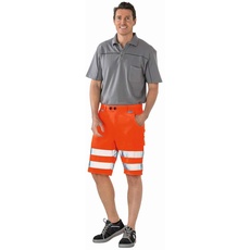 Bild Größe S Herren Warnschutz Shorts Uni Uni-orange Modell 2015