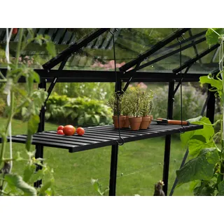 Vitavia Vitavia, Aluregal abklappbar schwarz, 120 cm