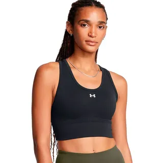 Under Armour Vanish Seamless Sport-bh Mittlere Stütze - Black / White - XL