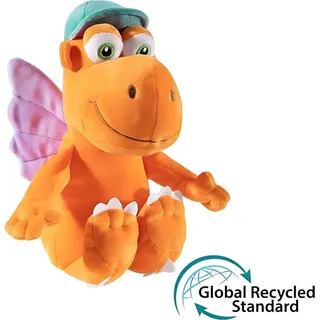 HEUNEC Drache Kokosnuss Plüschtier 26 cm Orange