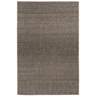 obsession Home Fashion Obsession Teppich »My Nordic 877« rechteckig 0,5 mm Höhe Flachgewebe, modernes kariertes Design, In- und Outdoor geeignet, grau