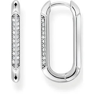Thomas Sabo Creolen silber 925 Sterlingsilber Zirkonia