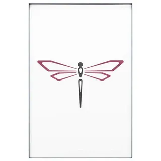 Kunstloft Wandbild Rosa 40/60 cm , Schwarz, Pink , Glas , 1x60 cm , Bilder & Rahmen, Bilderrahmen, Bilderrahmen & Fotorahmen