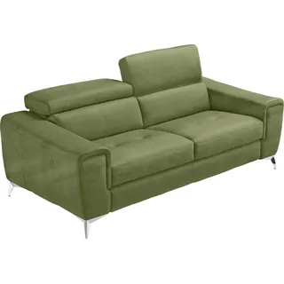 Egoitaliano Schlafcouch Mikrofaser 2-Sitzer Kiwi