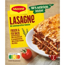 MAGGI Fix für Lasagne, Würzmischung, 100% natürliche Zutaten, für 2 Portionen, 1er Pack (1 x 30g Packung)