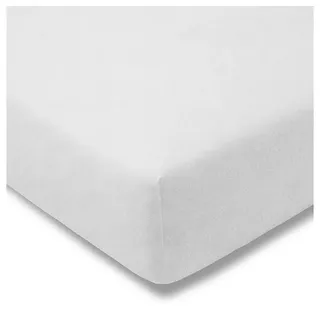 Spannbettlaken Zwirnjersey 6900 90 x 190 - 120 x 220 cm weiß