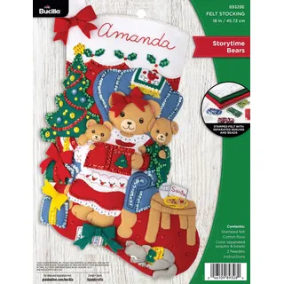 Bucilla Weihnachtsstrumpf-Set 45,7 cm