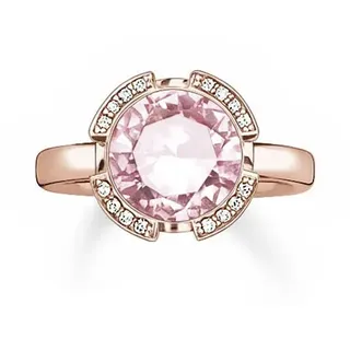 Thomas Sabo 038-633-9-52 Ring - Silver / Pink Gold - One Size