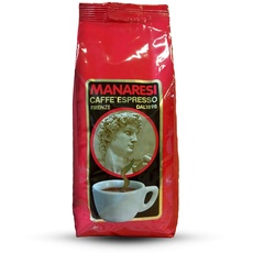 Manaresi Kaffee Rosso Bohnen, 1er Pack (1 x 1 kg)