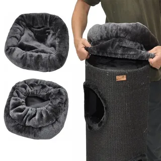 nanook shop Katzenbett für Kratztonnen anthrazit