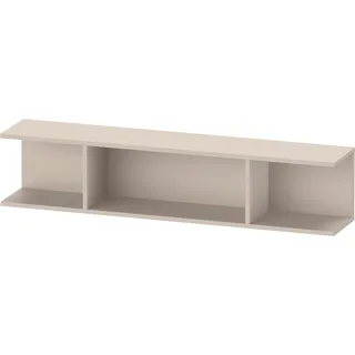 Duravit Ketho.2 Wandregal, 150x800x170mm, 3 offene Fächer, K21208091910000, Farbe: Taupe Matt Dekor