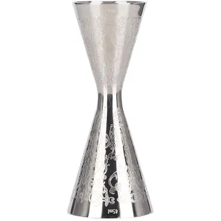 Fdit Double Cocktail Jigger, Edelstahl, 4,6 Zoll, 0,5 Unzen bis 3 Unzen Measure Cup Professioneller japanischer Bar Jigger