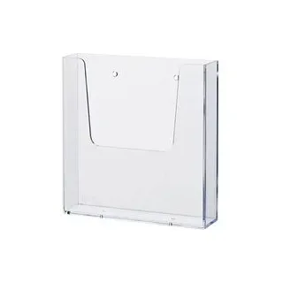 helit Wandprospekthalter transparent DIN A5 16,2 x 3,9 x 16,5 cm, 1 St.