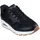 UNO Banksia Herren-Sneaker, Schwarzes Duraleather Mesh, 45 EU
