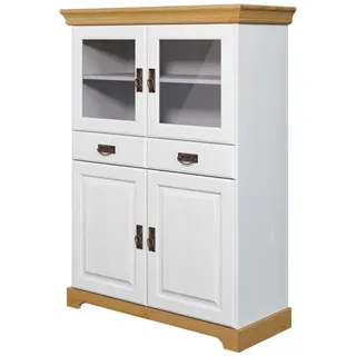 OTTO home Vitrine Rügen 95 x 40 x 131 cm Weiß