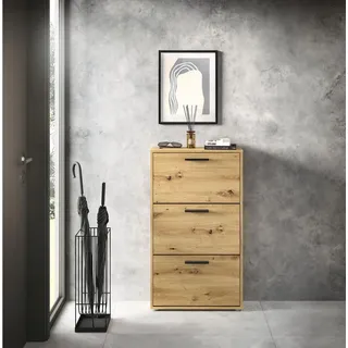 HBZ Schuhkipper 59 x 103 x 17 cm Eiche Artisan / braun