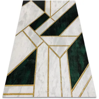 RugsX Emerald Teppich 140 x 190 cm Gold/Grün