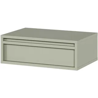 Selsey Nachttisch hängend mit Schublade, Salbeigrün, 50 cm -