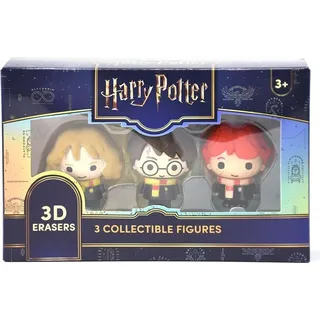 Harry Potter Ron Hermine 3D-Radiergummi, 3er-Pack