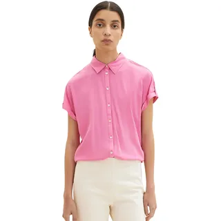 TOM TAILOR Damen 1037229 Bluse, 31647 - Nouveau Pink, 36