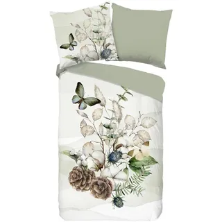 Muller Textiles good morning Wendebettwäsche Marjan grün