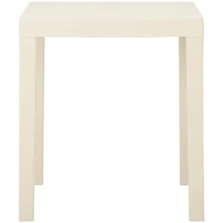 vidaXL Gartentisch Weiß 79x65x72 cm Kunststoff - Weiß