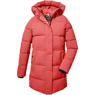 Steppmantel "GW 1 WMN QLTD PRK", Damen, Gr. 46, orange (koralle), Obermaterial: 100% Polyester.Futter: 100% Polyester.Füllung: 100% Polyester, G.I.G.A. DX BY KILLTEC, Mäntel Steppmantel, Damen Steppparka, winddicht, wasserabweisend, 10.000 mm Wassersäule