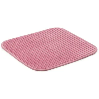Gözze - Rutschfester Weicher Badeteppich, 100% Polyester, 50 x 45 cm - Altrosa