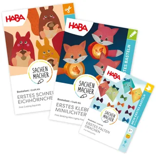 HABA Kreativset 3er Bastelsets Erstes Basteln Herbst