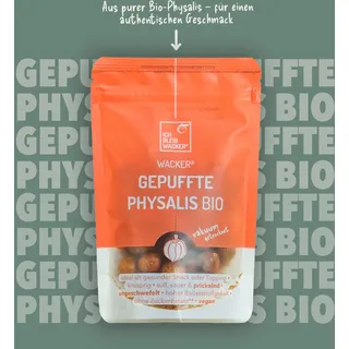 Wacker Gepuffte Physalis Bio, 50g