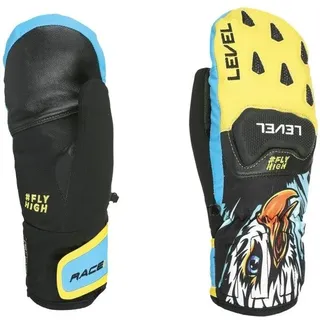 Level Race Fausthandschuhe - Yellow / Blue - L
