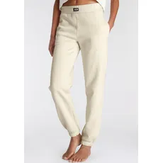 LASCANA Jogginghose, mit geripptem Hosenbund, Loungewear, Loungeanzug, beige