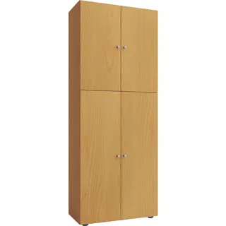 VCM Lona Aktenschrank 70 x 39 x 183 cm braun