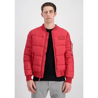 Alpha Industries MA-1 Puffer Bomberjacke rot M