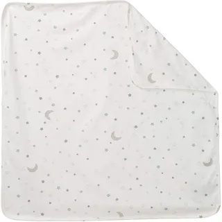 roba Babydecke Sternenzauber - 80 x 80 cm - Jerseydecke aus Baumwolle für Mädchen & Jungen - Kinderwagendecke / Kinderdecke zum Kuscheln, Krabbeln & Spielen